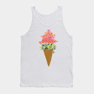 Ice cream flower Tank Top